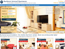 Tablet Screenshot of in-bucharest.com